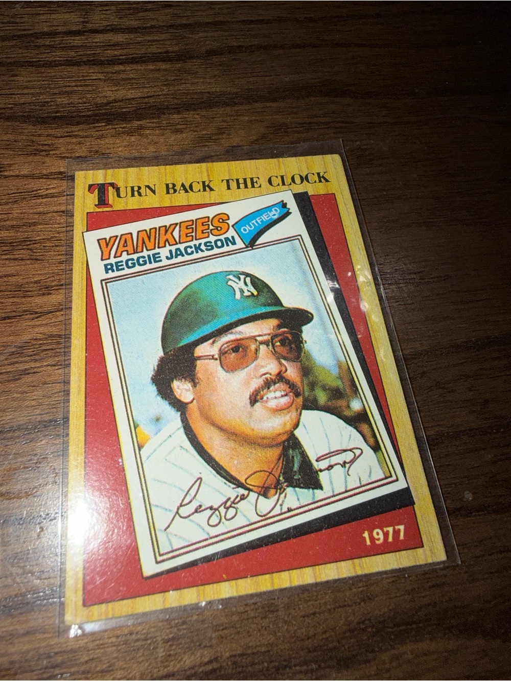 •Topps• 1987 Reggie Jackson Yankees Baseball Trading Card